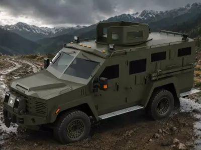 Lenco BearCat G3 Armored Vehicle  3D model