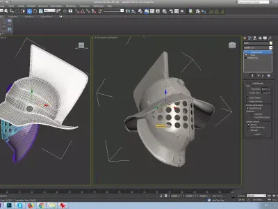 gladiator helmet-3d print model 3D print model
