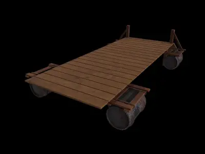 Little Harbor - Game Ready - Low Poly PBR 3D Model  Low-poly 3D model