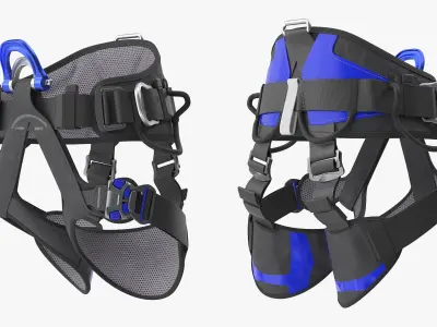 Sit Climbing Harness Standard 3D model