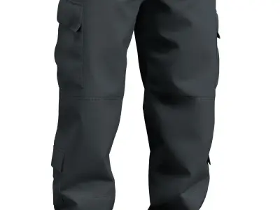 ACU Army Combat Uniform Pants - Marvelous Designer 3D model 3D model