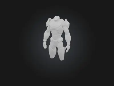 Body Armor Low-poly 3D model