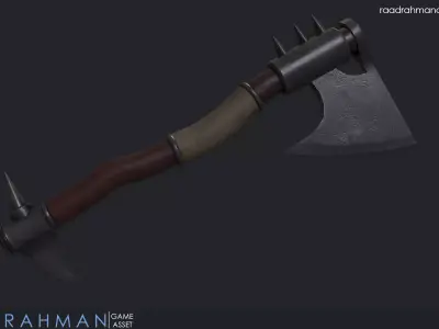 Axe for game 3D model