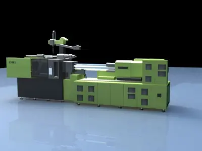 injection molding machine 3D model purchase