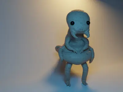 cute bug 3D model