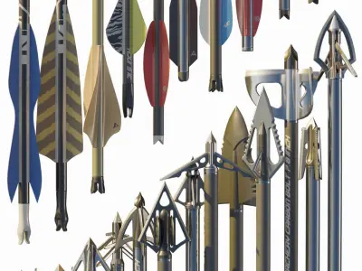  Modular Arrows and Bolts - Arrowhead Shaft Vane Nock 