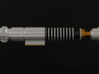 Luke Skywalkers Lightsaber From Episode 6 3D model