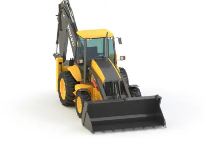 Backhoe Loader 3D model