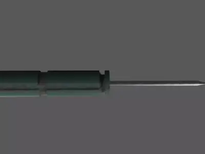 Screw Driver Low-poly 3D model