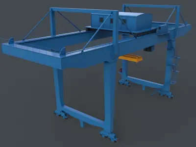 PBR Rail Mounted Gantry Crane RMG V2 - Multi color Pack 