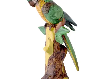 Ceramic Parrot 3D model