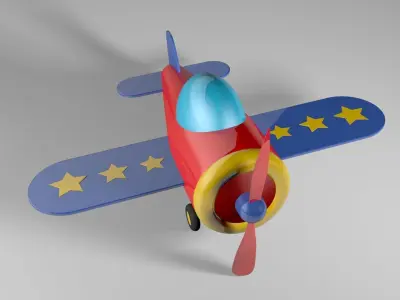 Toy Airplane  3D model buy