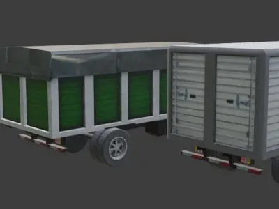 Fiat 619 Low-poly 3D model