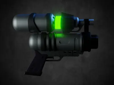 Scifi Gun 3D model buy