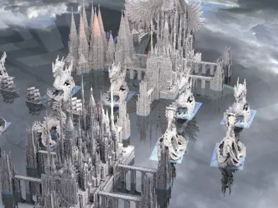 Vlad Dracula The Dragon Walkway Kit bash 3D model