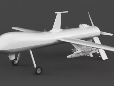 Drone 3D model by javidan from CGTrader (Polygon mesh)
