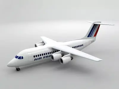 Avro RJ-100 - Air France 3D model