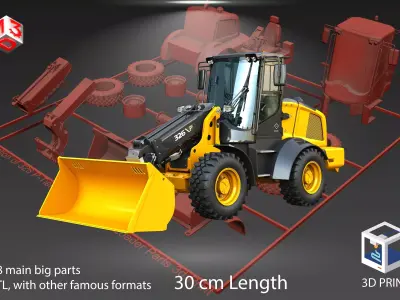  326 P-Tier Compact Wheel Loader - Special Edition 3D print model
