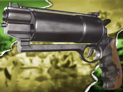 BIG SHOT Free low-poly 3D model