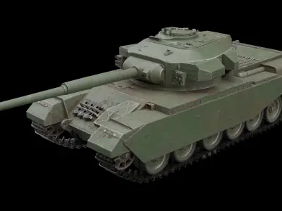Centurion Mk3 Tank Low-poly 3D model