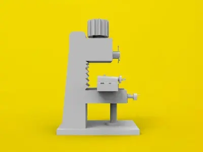 milling machine 3D print model