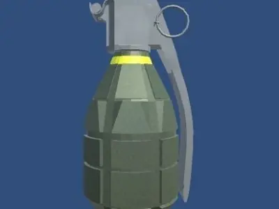 MK2 Grenade  Free low-poly 3D model