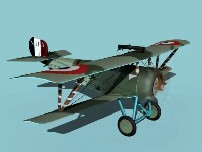 Nieuport 11 VHP V09 3D model