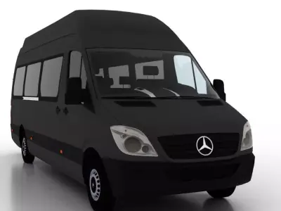 Mercedes Benz Sprinter L3H3 2009 Passenger EU 3D model