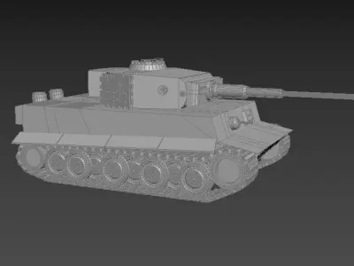 Tiger E1 3D model