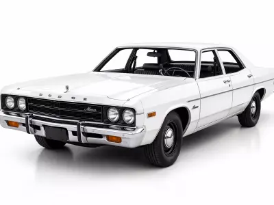 1970 Dodge Monaco Vintage Classic Antique Car 3D Model 3D model