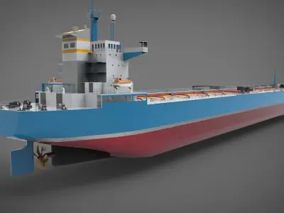 Shipping tanker 3D model