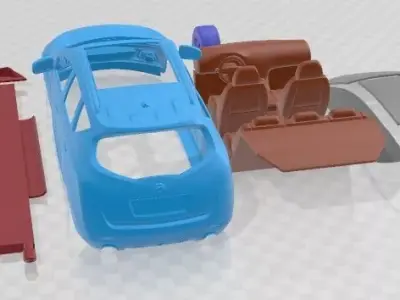 Nissan Murano 2011 Printable Car 3D print model