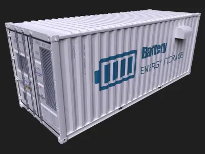 Solar Cell Thermal Energy Storage System 3D model