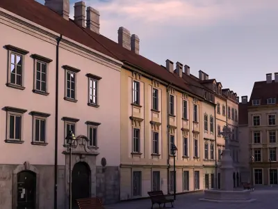 Vienna street 3D model