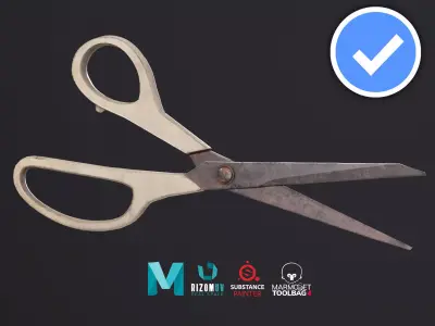 Scissors Vol2 Low-poly 3D model
