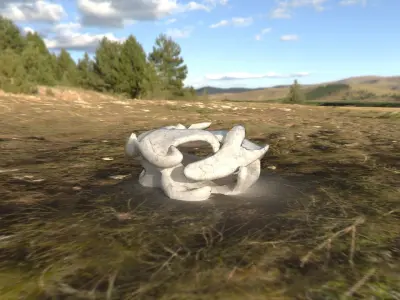 Bones  Low-poly 3D model
