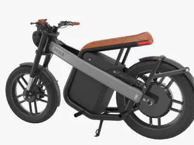 Brekr model B electric bike 3D model