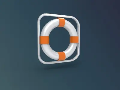 lifebuoy ship 3D print model