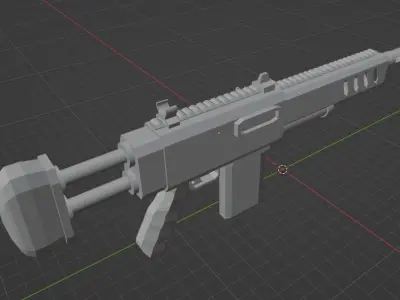 The Stout Rifle - Creator Kit 3D model