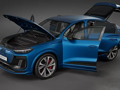 2025 Audi SQ6 Sportback e-tron 3D model
