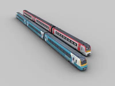 Class 175 Train Low-poly 3D model