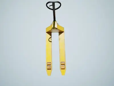 Hand Forklift Free low-poly 3D model
