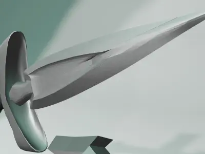Daggers pair of swords Free 3D model