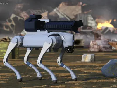 Thermonator Robot Dog 3D model