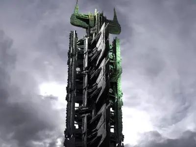 Odins  Dark Tower  3D model