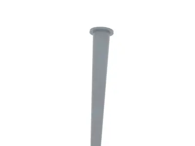Nail steel Free low-poly 3D model