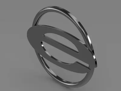 Emerald Automotive logo 3D model