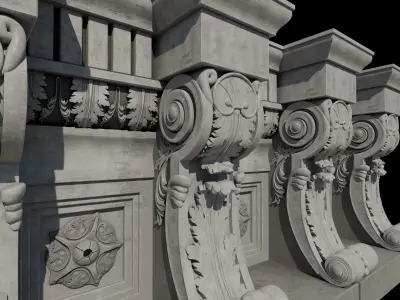 corbel console 3D model