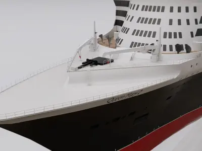 Queen Mary 2 3D model