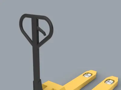 Hydraulic Truck Pallet Jack PM 3D print model